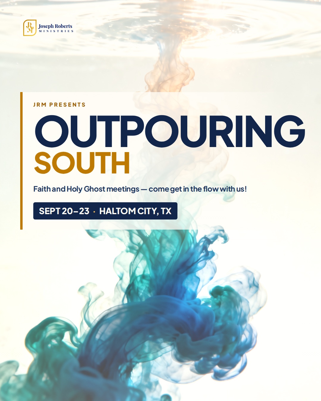 OUTPOURING SOUTH Event Flyer